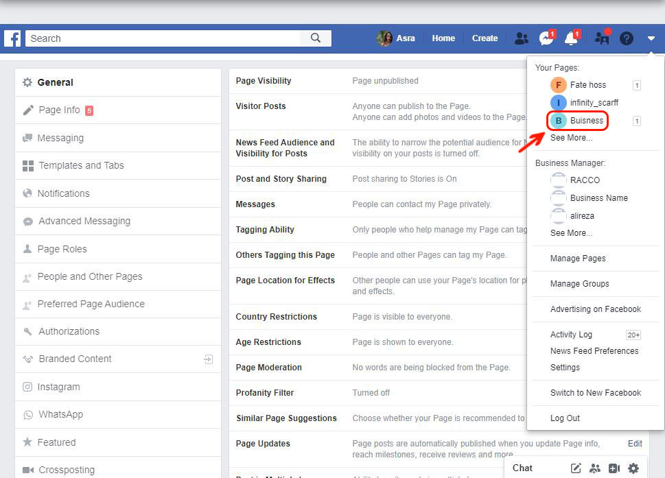 how to deactivate facebook account but not page